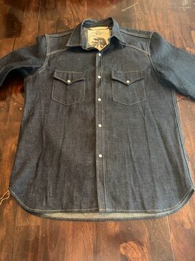 Rogue Territory Selvedge Nep Indigo Denim Shirt